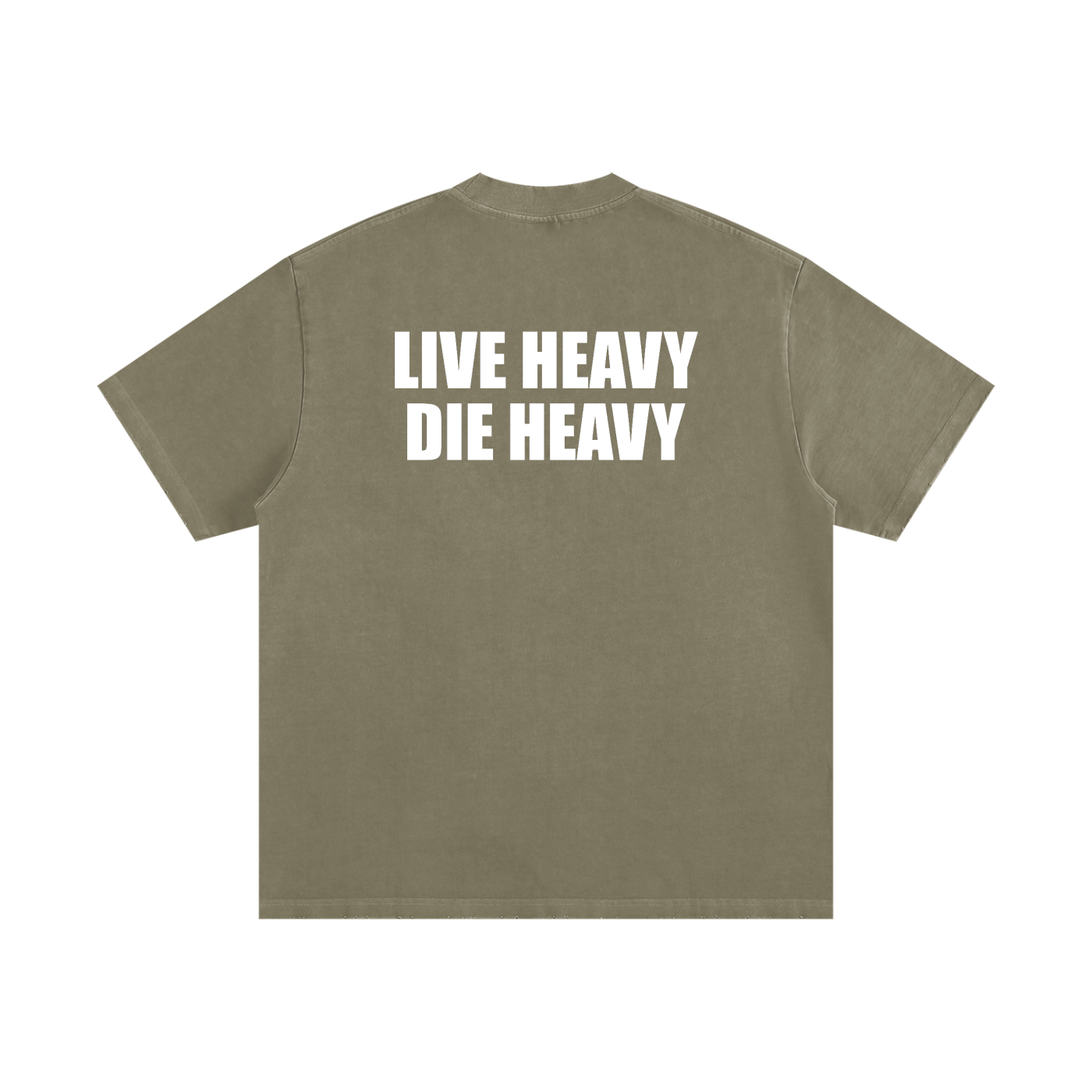 Live Heavy Die Heavy Vintage Washed Unisex T-Shirt